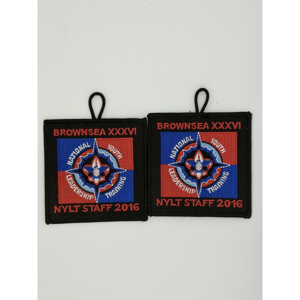 Brownsea XXXVI NYLT Staff 2016 Scout Patch Set A-B Emblem 264172
